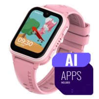 Detské Smart hodinky Garett Kids Vibe AI 4G Pink
