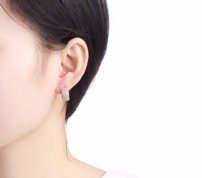 Náušnice strieborné - krúžky