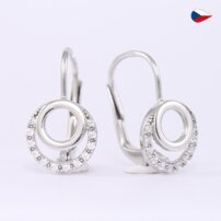 Dámske zlaté náušnice - patentové