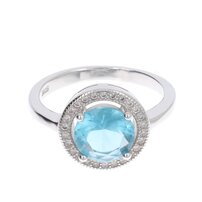 Dámsky strieborný prsteň