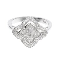 Dámsky strieborný prsteň