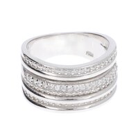 Dámsky strieborný prsteň