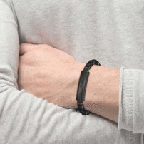 Pánsky oceľový náramok Hugo Boss 1580358M