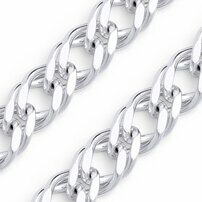 Náramok strieborný - Rombo šírka 8,5 mm