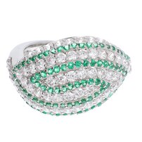 Dámsky strieborný prsteň