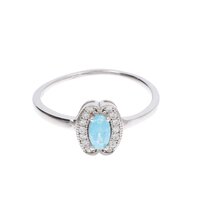 Dámsky strieborný prsteň