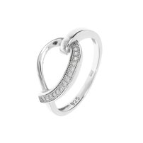 Dámsky strieborný prsteň