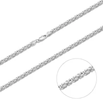 Náramok strieborný - Kráľovský vzor šírka 6 mm