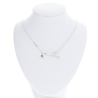 Náhrdelník strieborný - Bocian