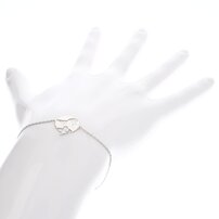 Dámsky strieborný náramok cestovateľský