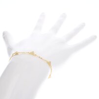 Dámsky strieborný náramok s trojuholníkmi