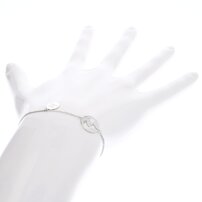 Dámsky strieborný náramok cestovateľský