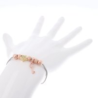 Dámsky strieborný náramok s hviezdičkou