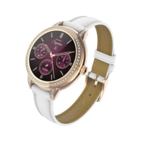 Dámske Smart hodinky Garett Stella - Rose gold Mesh