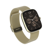 Dámske Smart hodinky Garett Flow - Gold Mesh