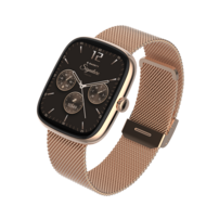 Dámske Smart hodinky Garett Flow -  Rose gold Mesh