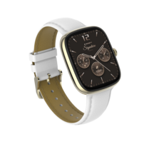 Dámske Smart hodinky Garett Flow - Gold Mesh