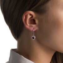 Náušnice strieborné - patentové