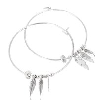 Náušnice strieborné - kruhy