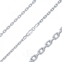 Retiazka strieborná - Anker, šírka 4 mm