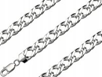 Retiazka strieborná - Rombo, šírka 5,5 mm